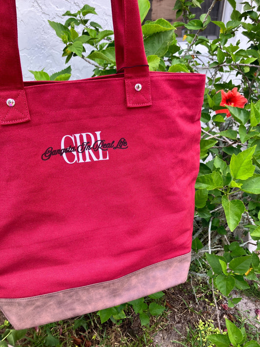 a versatile work tote bag that can be used as a gym tote bag or yoga tote bag